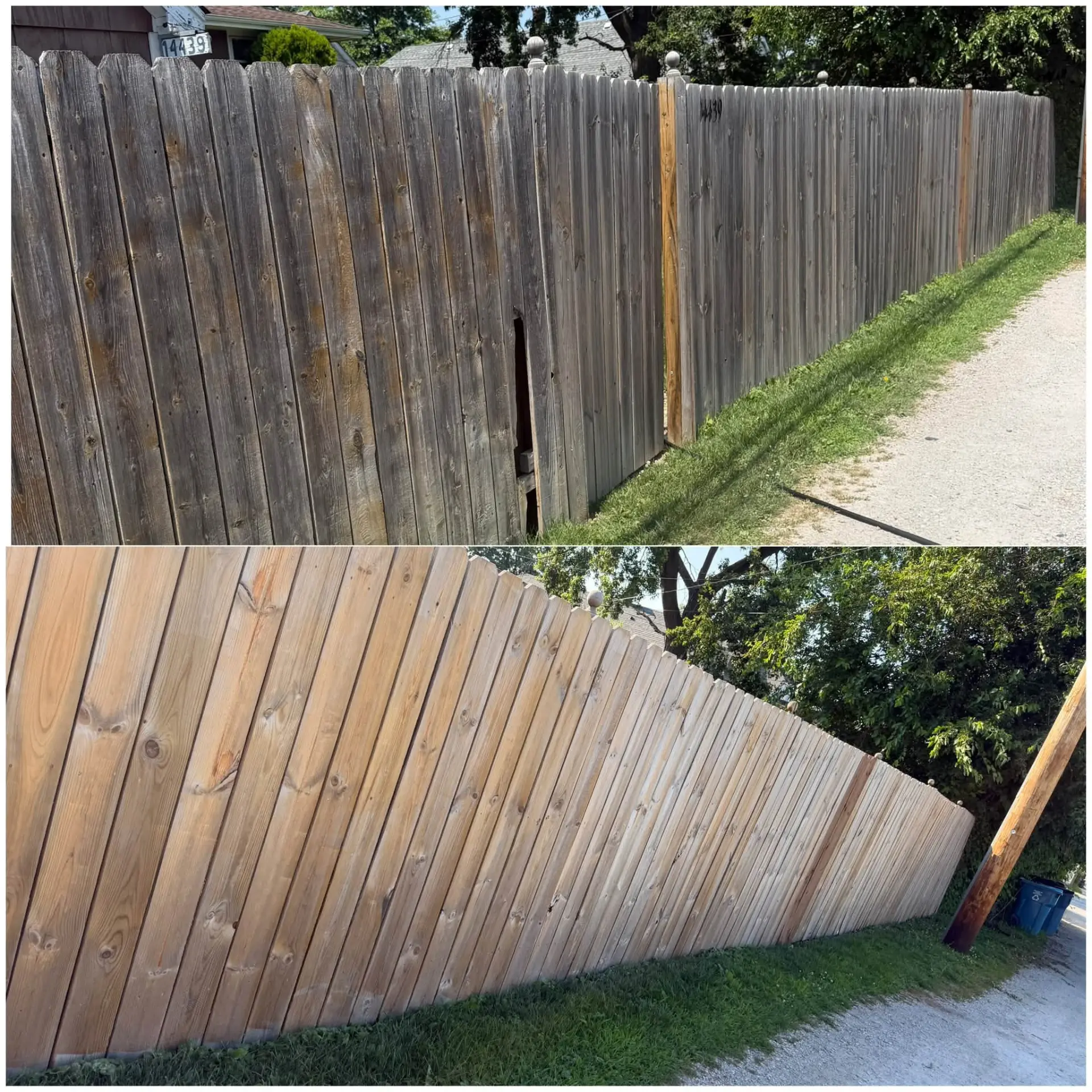 Full property exterior cleaning transformation